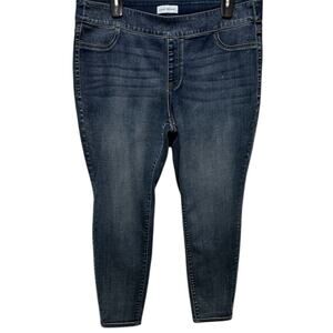LANE BRYANT Jegging Womens Size 20 High Rise Signature Fit Blue Soft